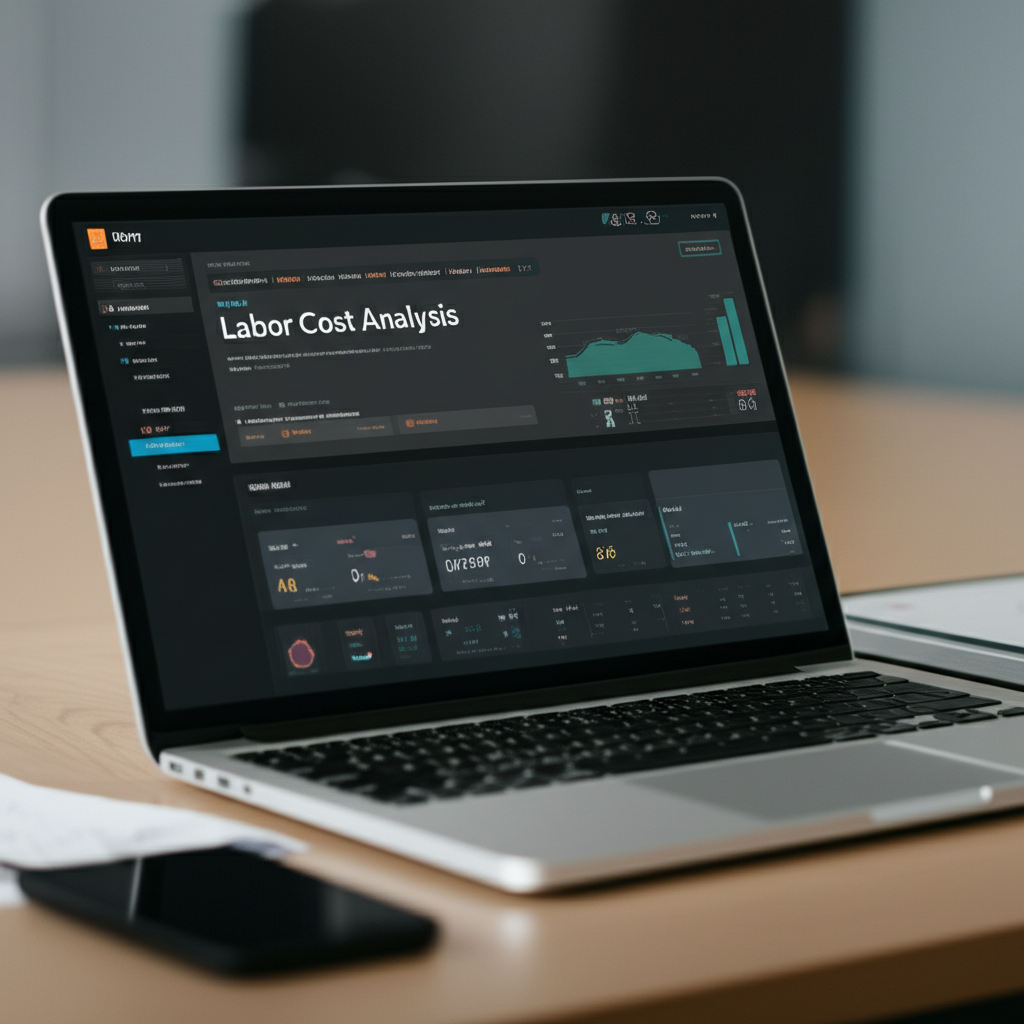 Deputy labor cost analysis dashboard